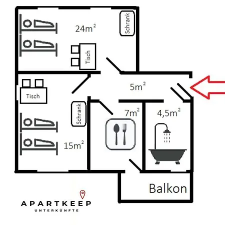 Monteurwohnung 109 لبسيا